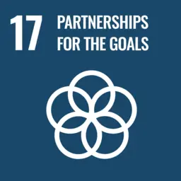 SDG 17: Partnerships for the Goals logo, promoting MillionPaths Foundations sustainability and community education.